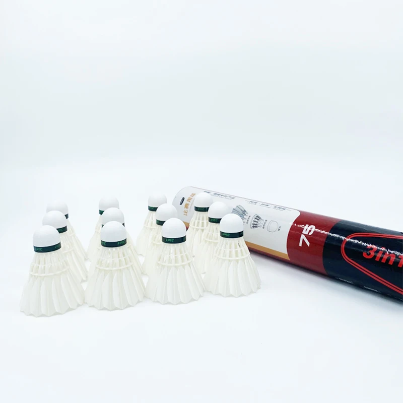 3in1 Hybrid Shuttlecock Duck Feather Natural Feather Dmantis D75 for Badminton Shuttlecock China