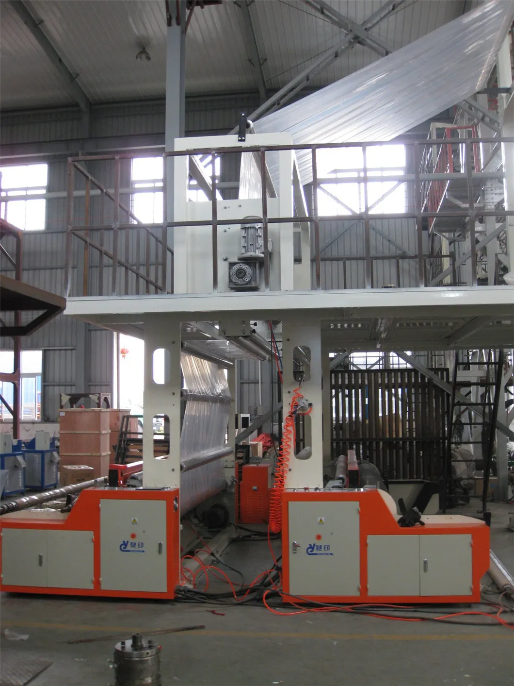 High Speed ABA 2 3 Layer HDPE LDPE PE BOPP Blown Film Extruder Agriculture Biodegradable Plastic Film Blowing Machine Price