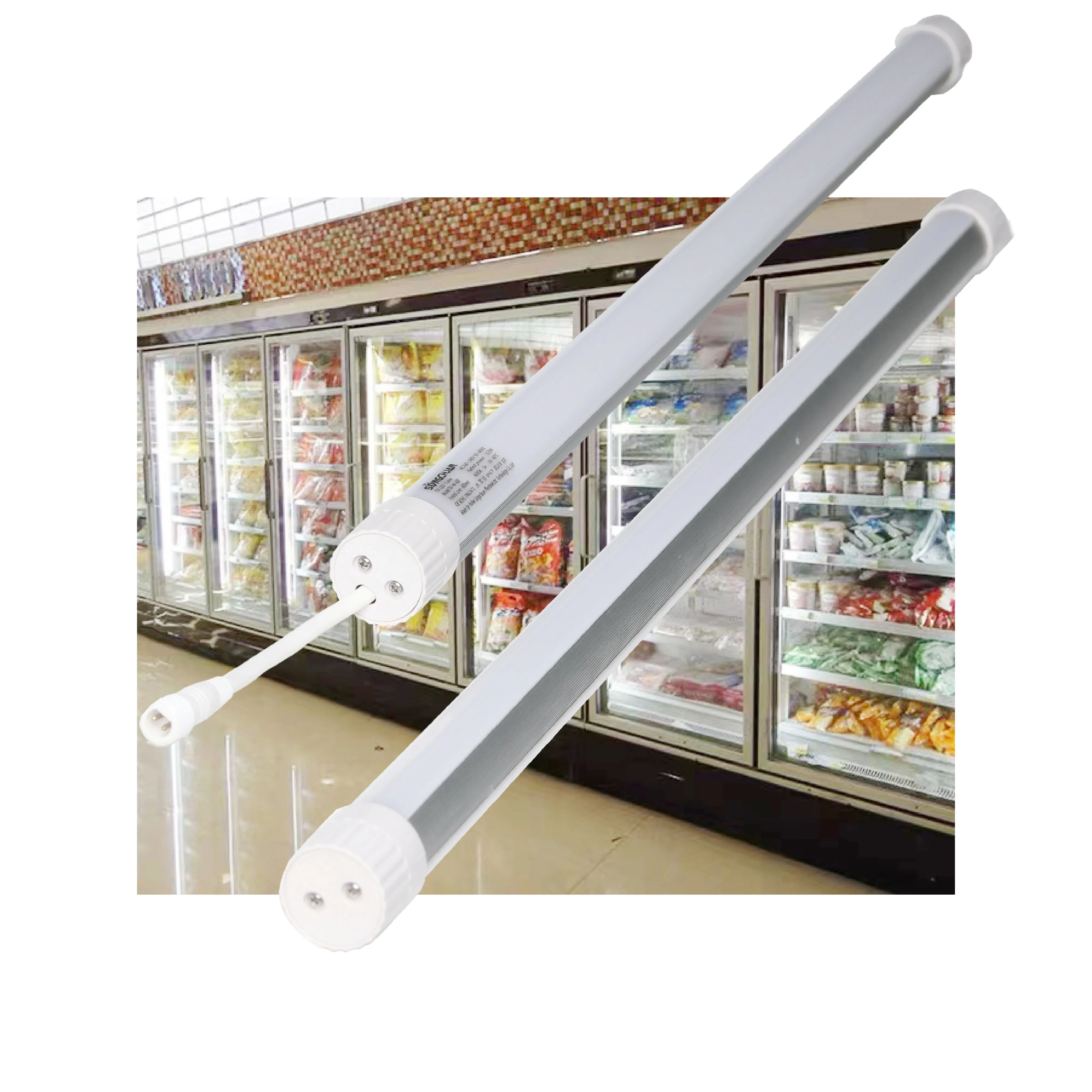 Ip65 Водонепроницаемый светодиодный холодильник, Лучшая цена, лампа охлаждения, Светодиодная трубка