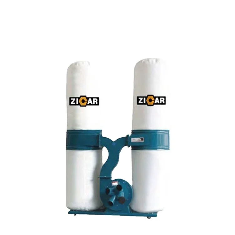 ZICAR Industrial Dust Collector with 4KW 5.5HP Motor Power FM9040 for Woodworking Machinery