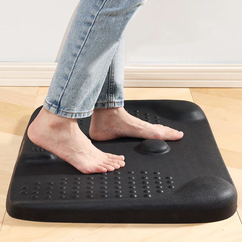 Brown Blue Anti Fatigue Kitchen MatOffice Anti Fatigue Mat For Standing Desk salon barber shop chair anti-fatigue floor mat