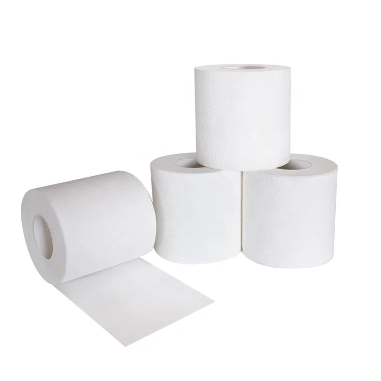 300 Sheets 2 Ply Bathroom Tissue Wholesale Toilet Paper Manufacturer Core Paper Roll Toilet Tissue