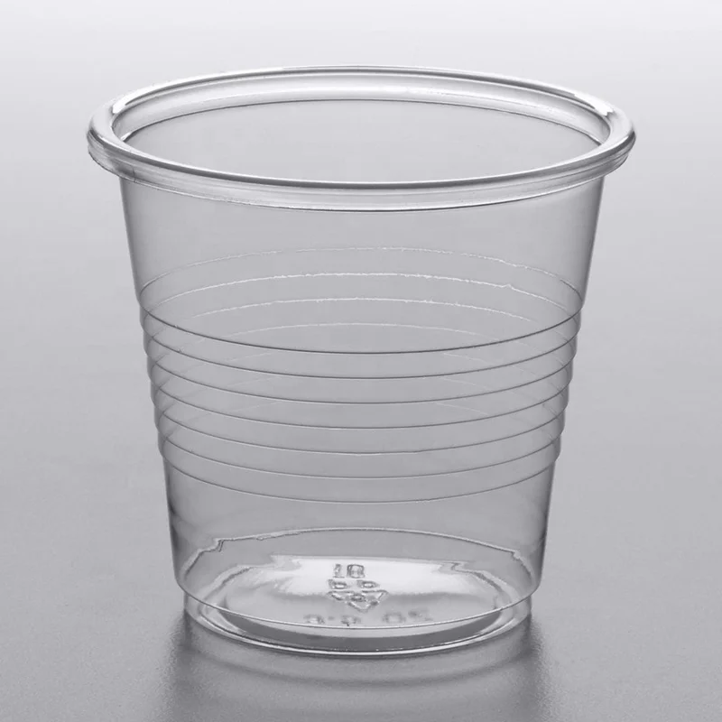 3.5 oz. Translucent Thin Wall Plastic Cold Cup Disposable PP Plastic Drinking Cups 2500/Case