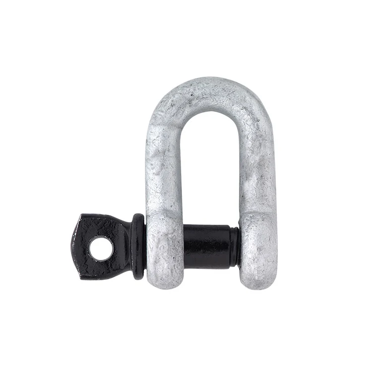 Heavy Duty U.S. Type Galvanized Steel Forged Screw Pin Anchor Bow Lifting Marine Rigging Shackle 5/8 Bow Shackle 7/16