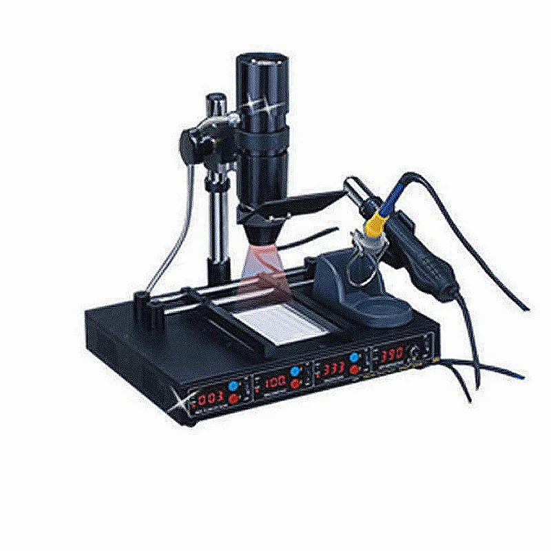 KADA 862d++ Desktop 4 in 1 Full Auto IRDA Infrared Soldering BGA Rework Station 220V 110V Welding Machine