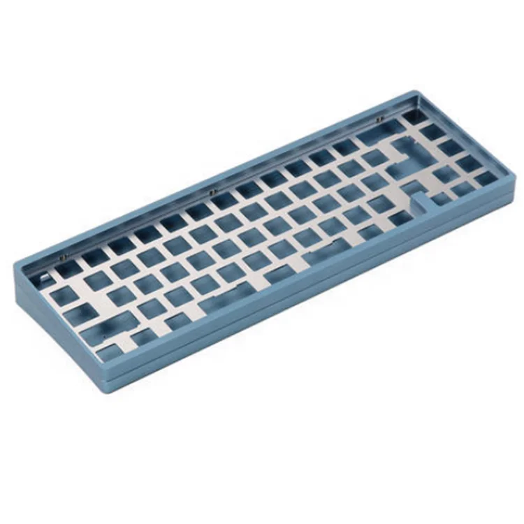 CNC machining aluminum keyboard frame CNC aluminum mechanical keyboard kit prototype anodized