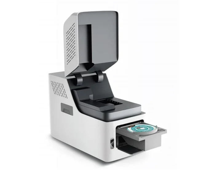 No washing analyzer with temperature controlling for rapid multiple results by one micro blood sample for renal tests