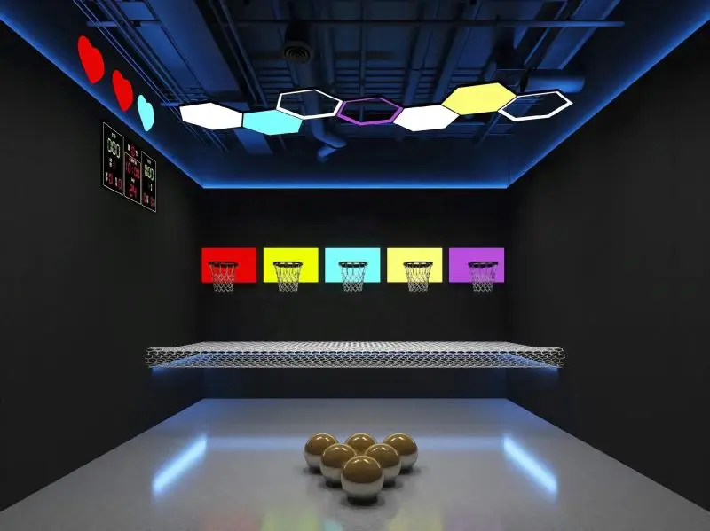 Wholesale Price Active Game Led Floor Board Activity Games Indoor Play Ground
