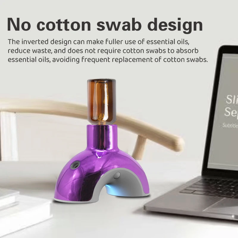 Smart Creative Inverted Infrared motion Human body Induction High-end Gift Waterless Spray Ultrasonic Scent Aroma Diffuser