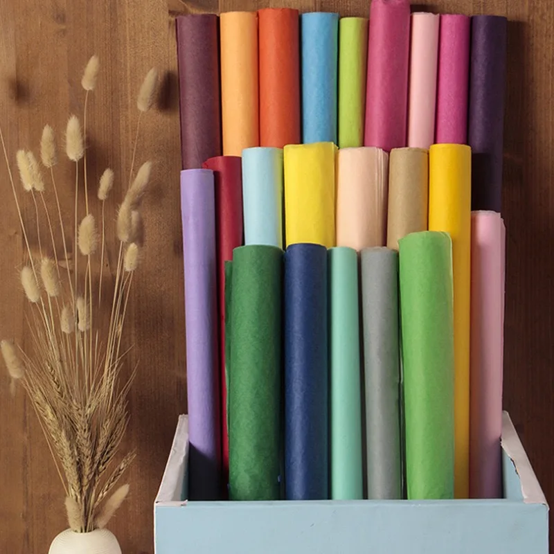 50 cm x 75 cm tissue paper sheets color gift wrapping tissue paper