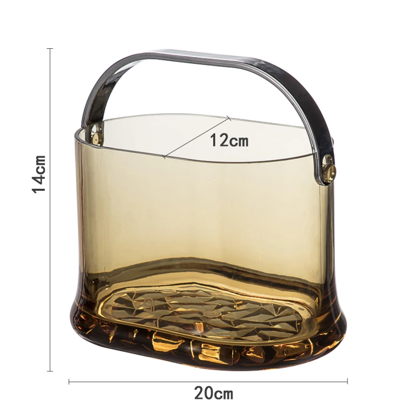 Prince portable ice bucket champagne wine barrel ice grain bucket wine barrel acrylic plastic beer barrel