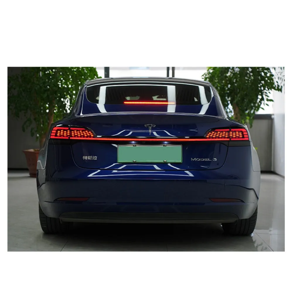BAINEL  19-23 Retrofitting The Tail Lamp  Assembly Tesla Model 3 Running Light Led Running Water
