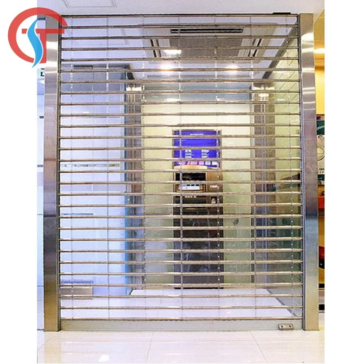 
Wholesale Security Crystal Clear Commercial Roller Down Plastic Shutter 
