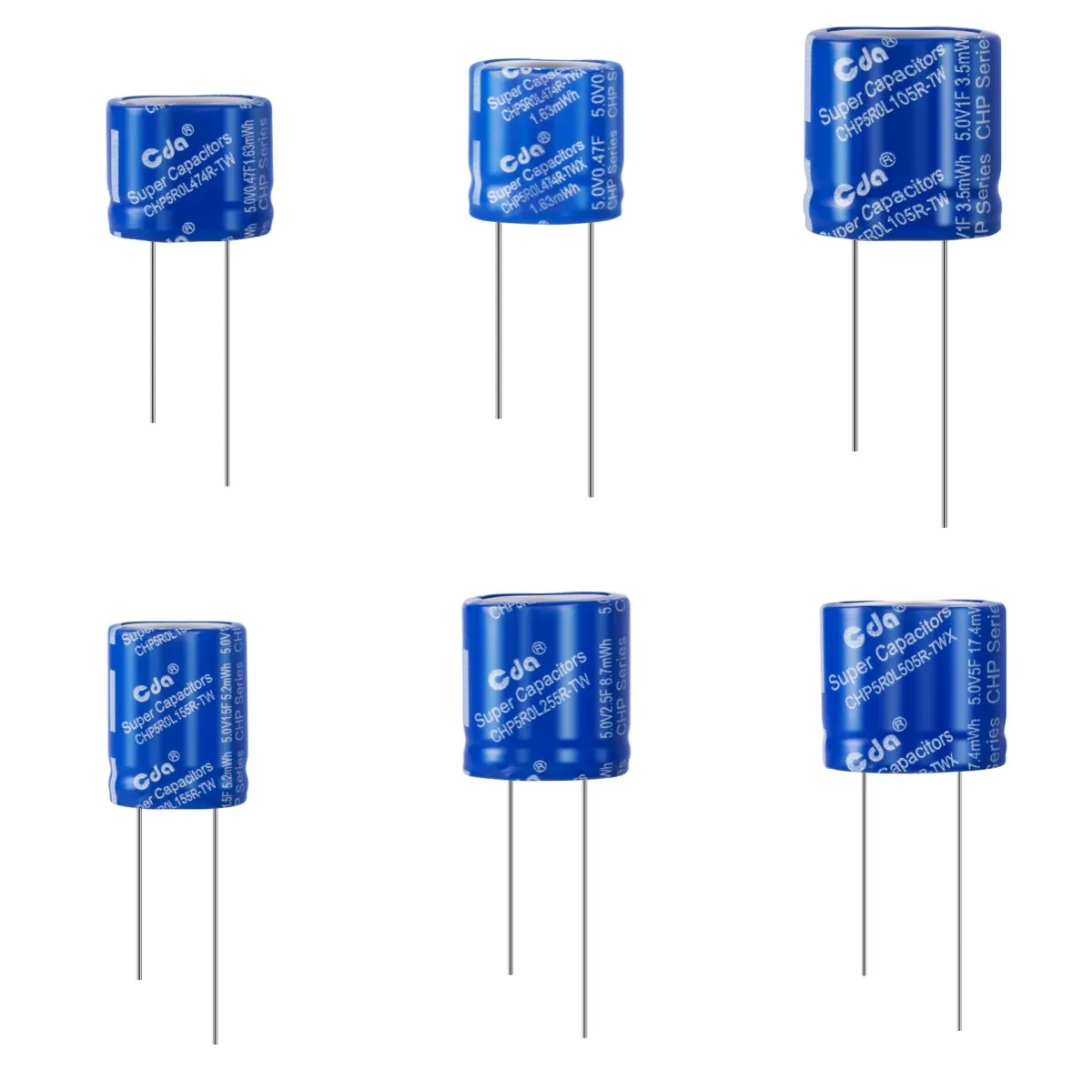 ultracapacitors High Power 5.0V0.47F Capacitive Super Capacitor Bank Super Power CHP5R0L474R-TWX Activated carbon capacitors