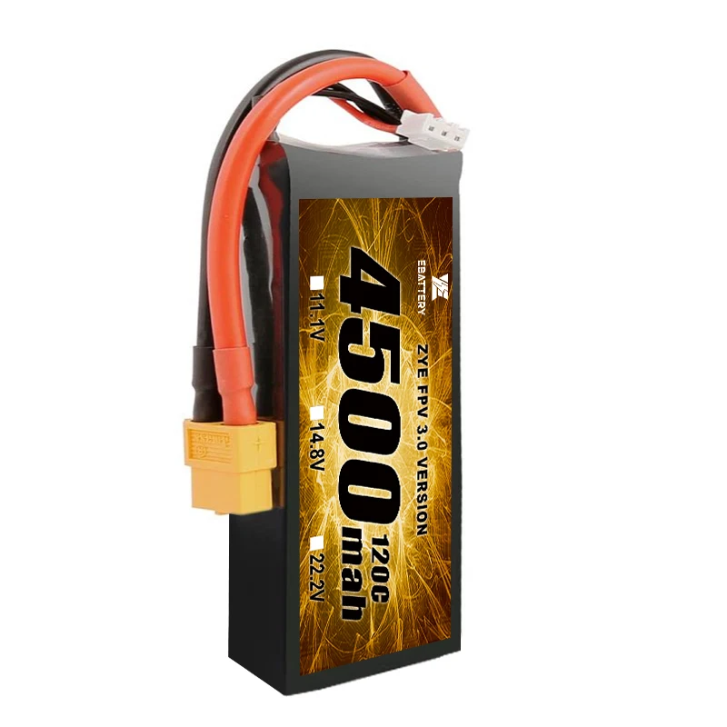 7.4V 11.1V 550mah 1100mah 6000mah Rechargeable Lithium Battery 2S 3S 4S 6S 7S Lipo Battery for FPV RC Car