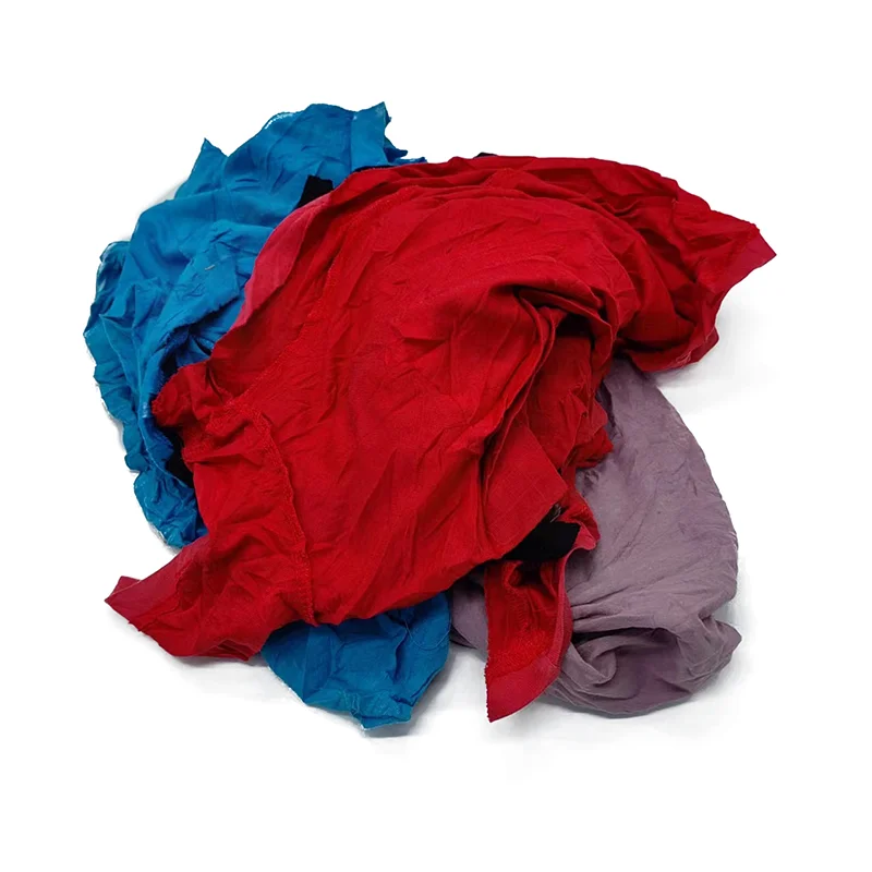 Wiping Cloth Industrial Cotton Rags Dark Color T Shirt Rags Wiping Rags