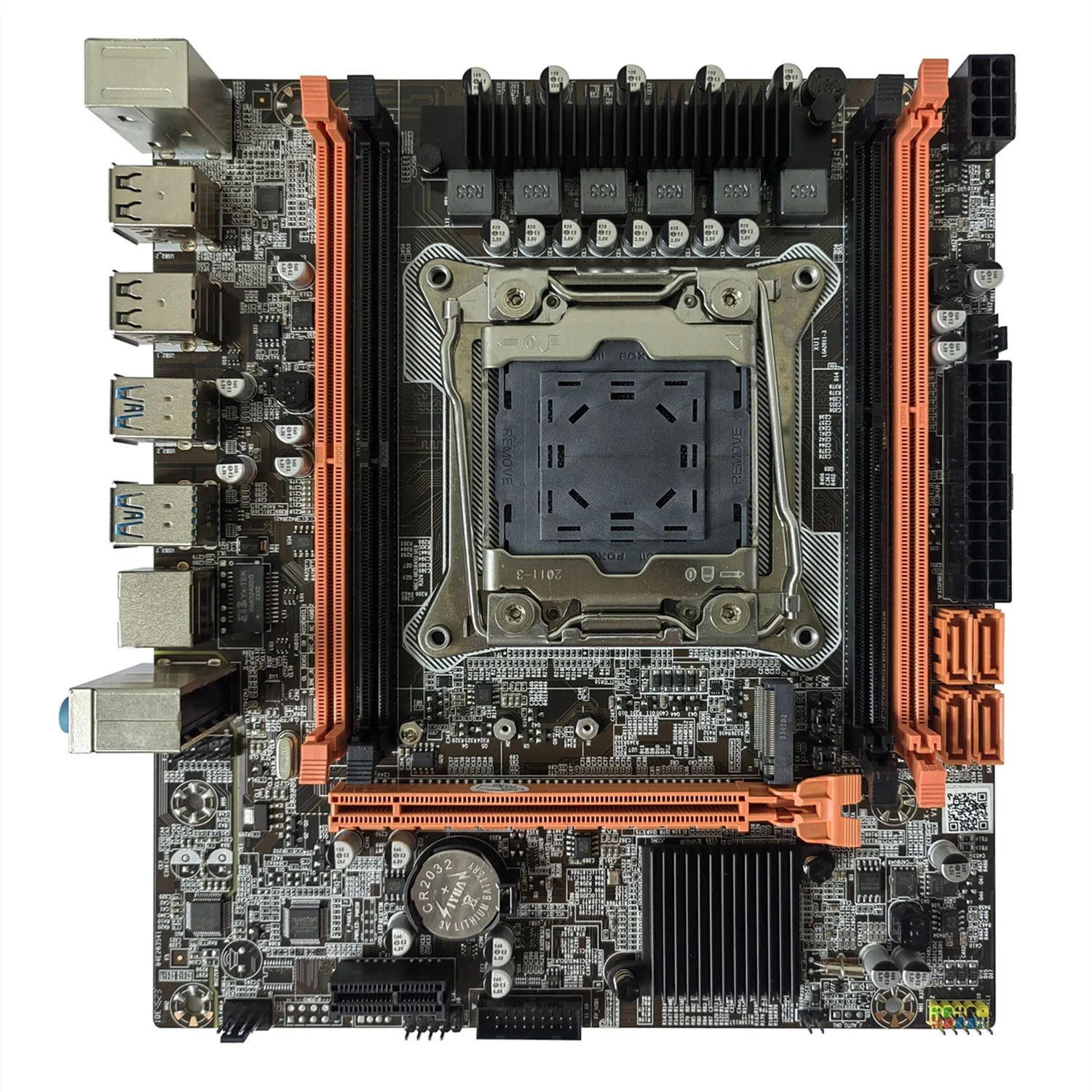 Intel Xeon E5 Compatible 4 Channel DDR4 Motherboard with 128GB RAM and LGA 2011-3 Socket