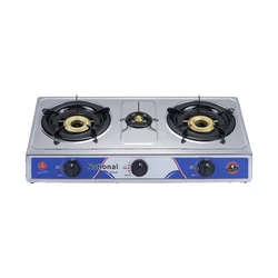 Wholesale cheap price 3 burner iron compact table top cooking portable mini gas stove