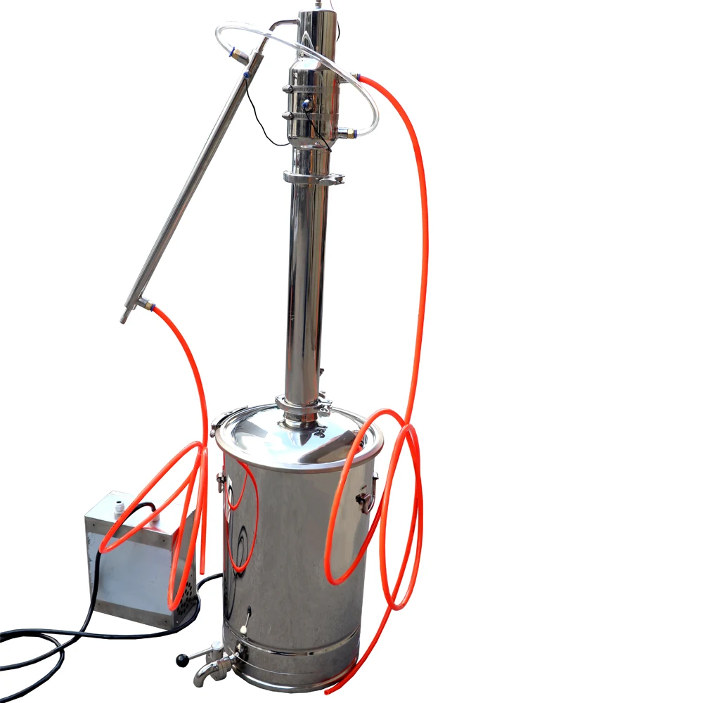 50Litres Stainless Steel Wine Making Kit Water Kit for DIY Whisky Distiller Home Brewing