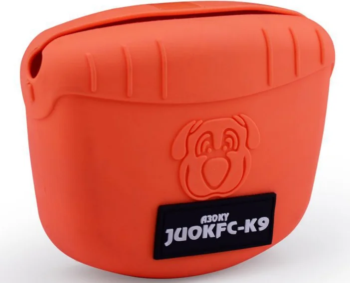 Портативные силиконовые магнитные поясные сумки для собак, тренировочная сумка для домашних животных