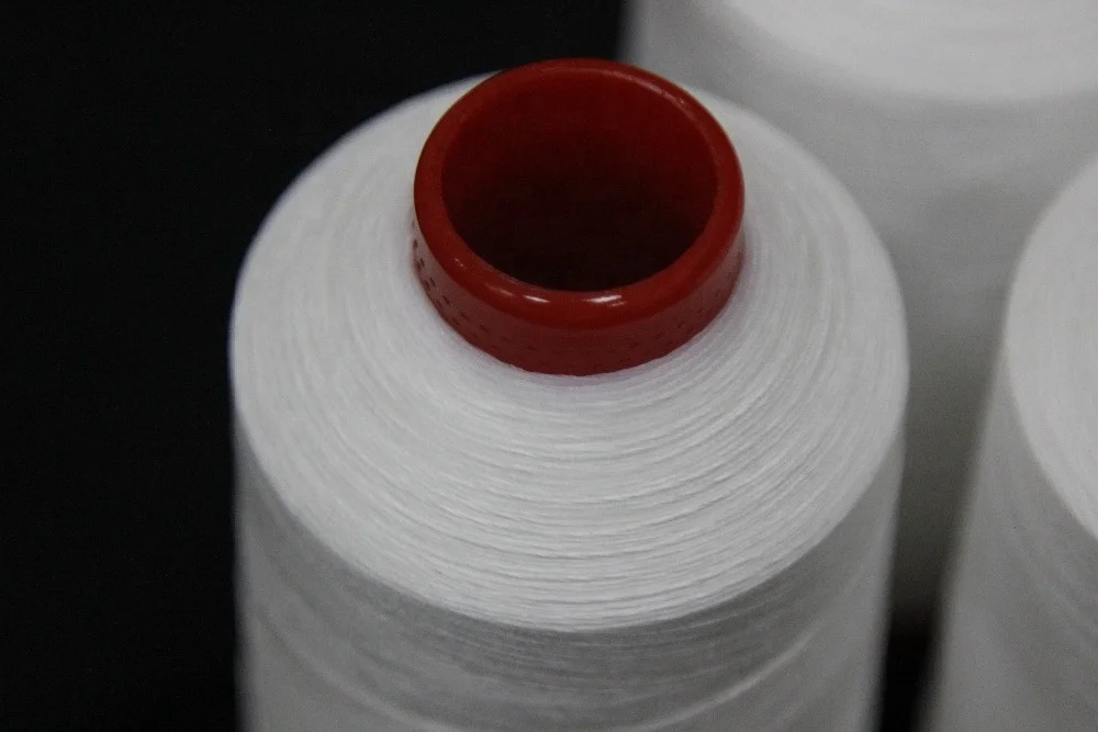 
Hot sale high temperature and chemical resistance white 100% PTFE Sewing Thread for industrial products 