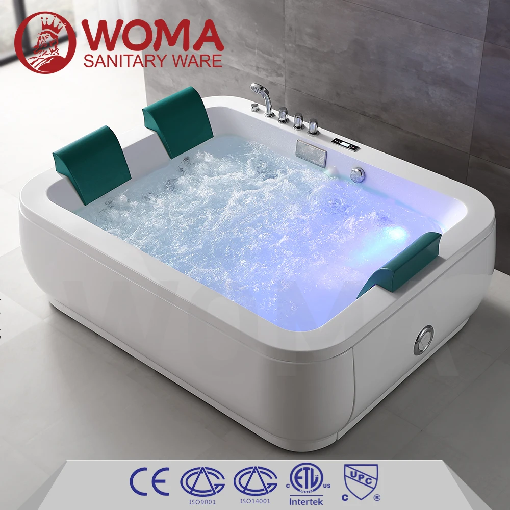Woma 3 Person Big Size Hydromassage Bathtub Whirlpool Bath Tub (Q363)