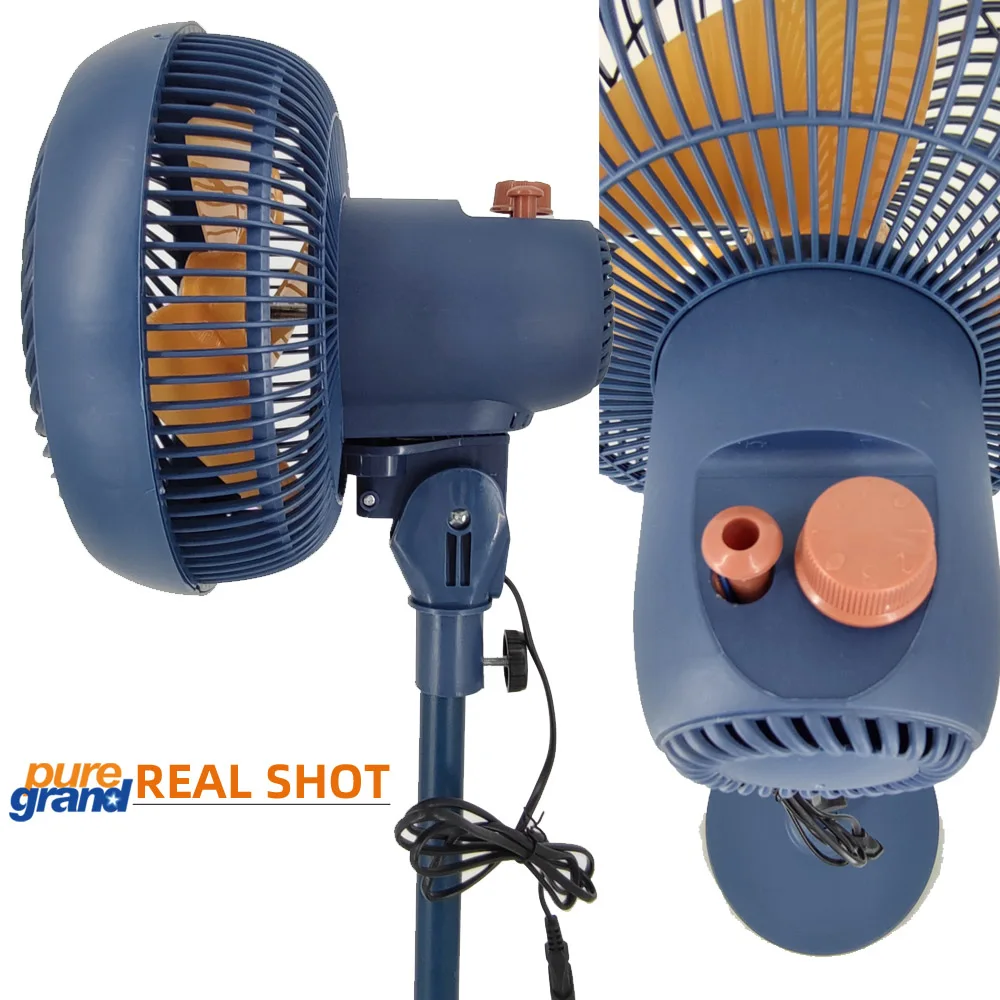 Wholesale quiet cooling adjustable height oscillating electric 9 inch stand fan for home