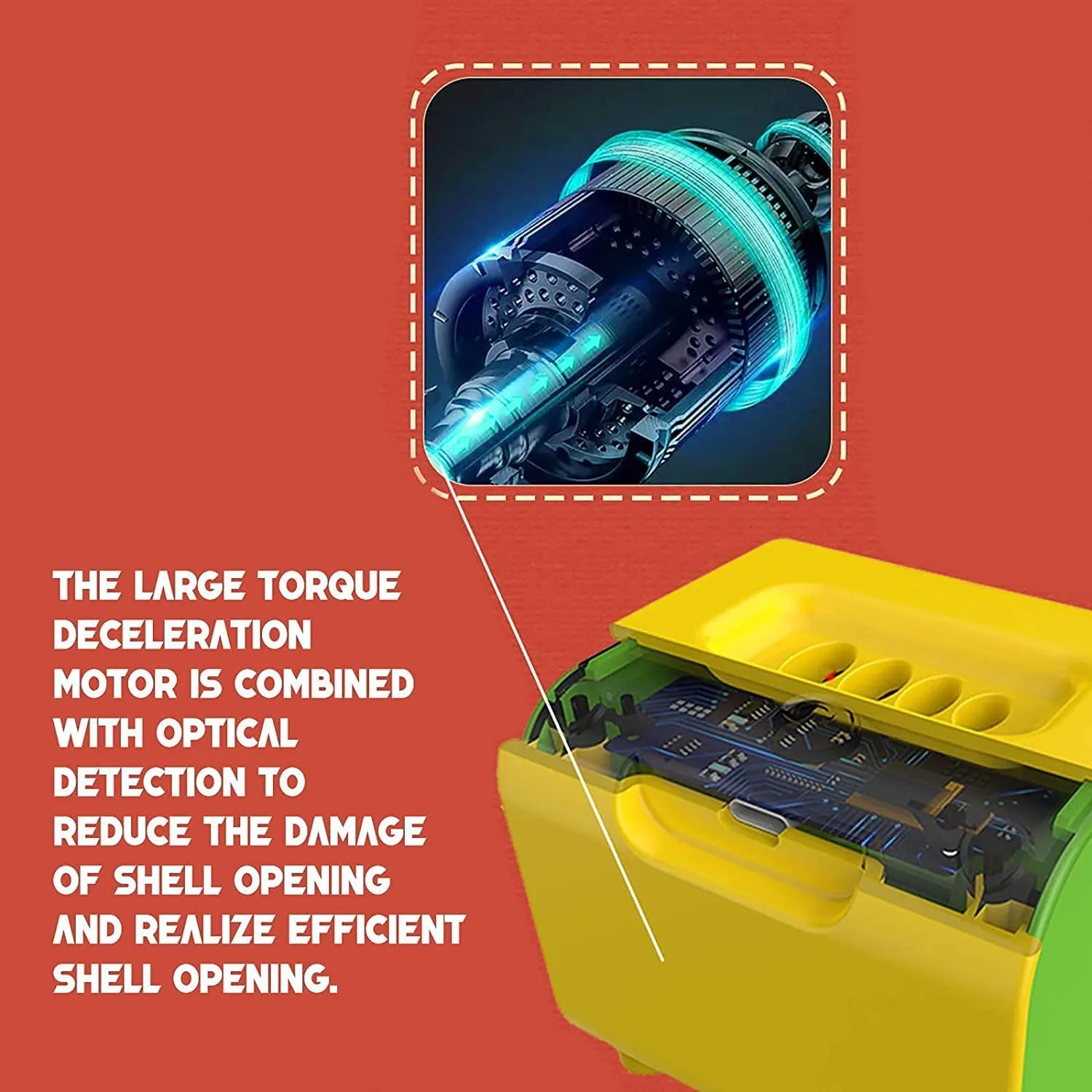 Protect Teeth Portable Smart Lazy Nut Cracker Tool Melon Seed Opener Sunflower Seed Peeler Electric Shelling Machine