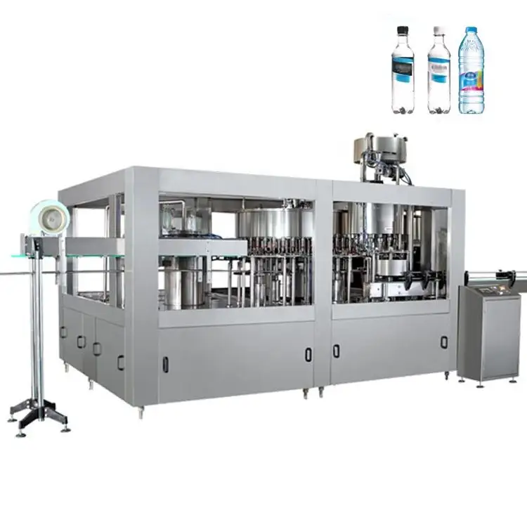 Carbonated Beverage Drink Making Machine PET bottle Filling Production Line / Soda Water Bottling Machine
