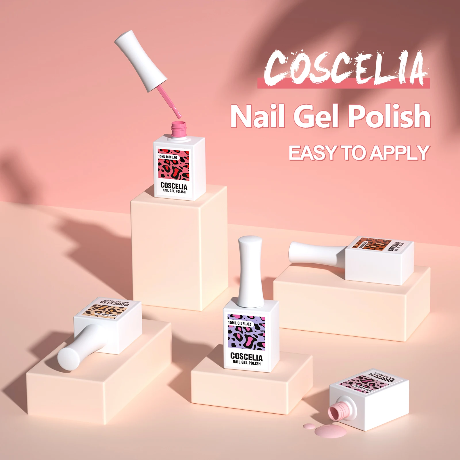 OEM Colors Nail Polish Private Label UV Gel Semi Cured Long Lasting Gel Polish Soak off Nail Gel Starter Kit