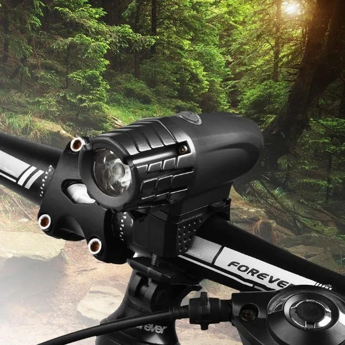 USB Rechargeable Bicycle Light LED Mountain Cycle Front Rear Bike Light Flashlight Bicycle Lamp Set
