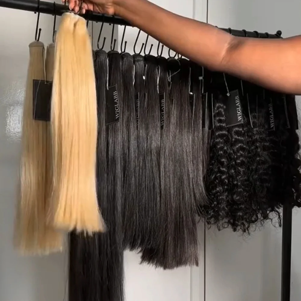 15A Raw Russian 613 Virgin Hair Weave Bundles Blonde 100% Raw Unprocessed Human Hair Vendor, Brazilian Kinky Curly Hair