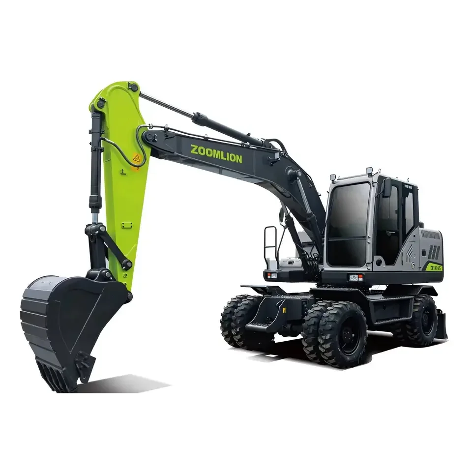 Factory Price Earthmoving Machine ZE150WG 15 Ton Digger Wheel Excavator with Spare Parts