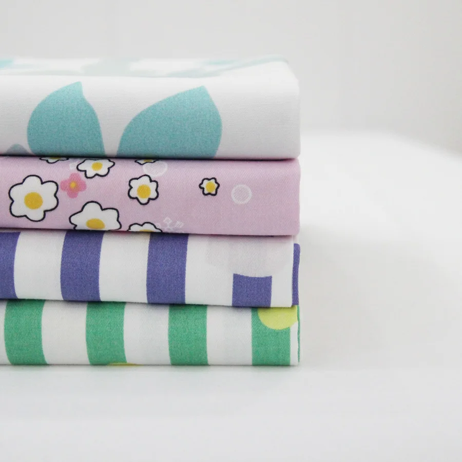 Factory Outlet TC Fabric Twill Fabric Ripstop Stock Textile Cotton Bedsheet Fabric 100% Cotton Printed