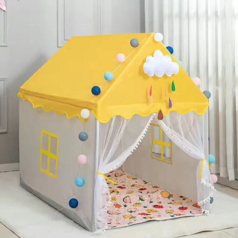 Kids Baby Princess Game Children Birthday Flowers Teepee House Outdoor Castle Playing Indoor Playhouse child tent