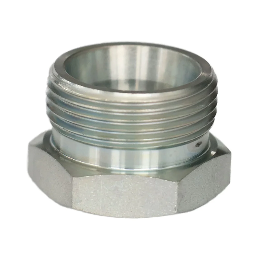 DIN Standard 4C/4D Carbon Steel Hexagonal Metric Hydraulic Plug Pipe Fittings