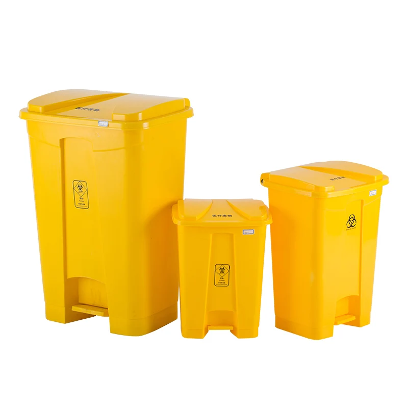 Wholesale Garbage Can Recycle Bins Trash Plastic clinical chemical trash cans for hospitals (1600308254699)