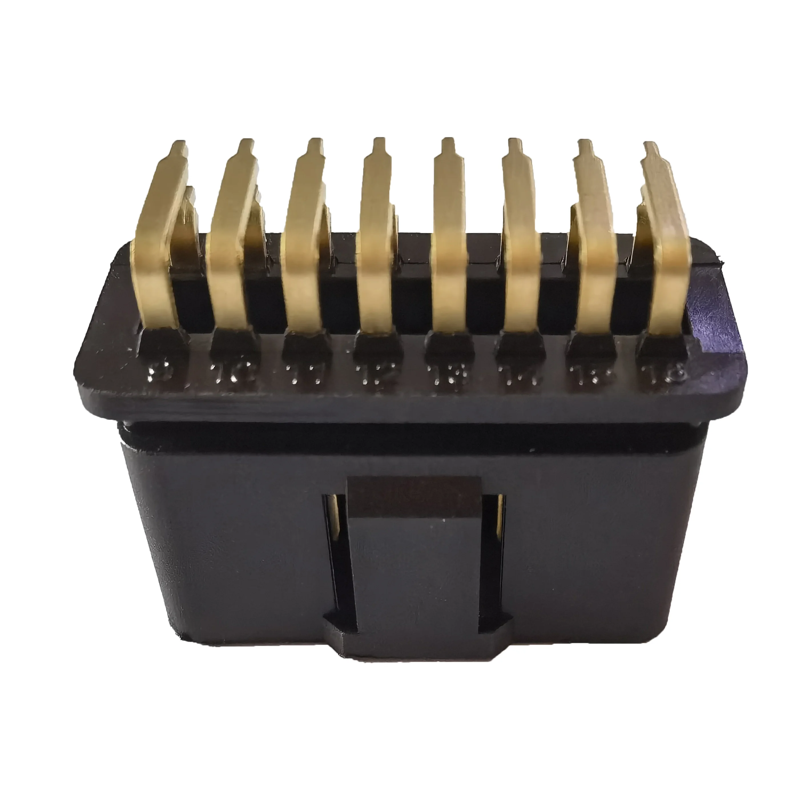 16pin 24V OBD2 PCB, установленный под прямым углом, автомобильный Позолоченный разъем OBD OBD2