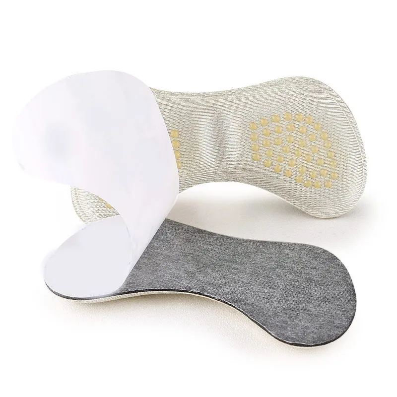 Soft Foam Insoles High Shoes Pad Insert  Holes Anti Slip Abrasion Shoes Heel Sticker Adjustable Half-Size Heel Patch