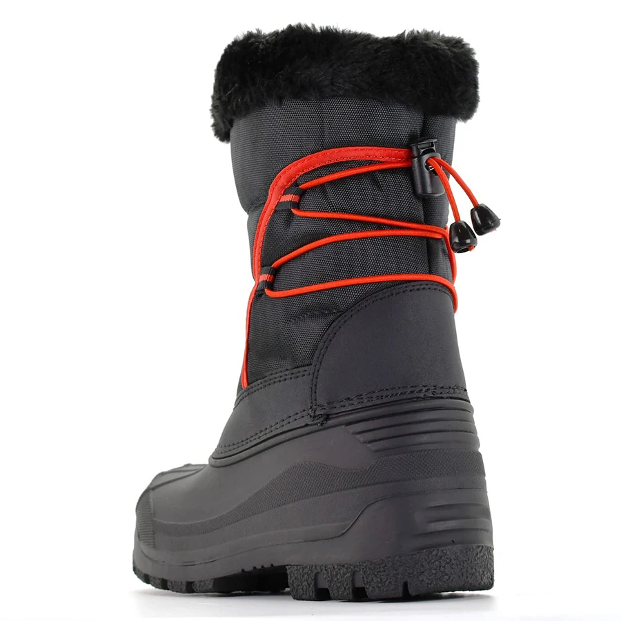 Kids Snow Boots Waterproof Unisex-Child Winter Boots Mid Calf Thermol Insulated Duck Boots
