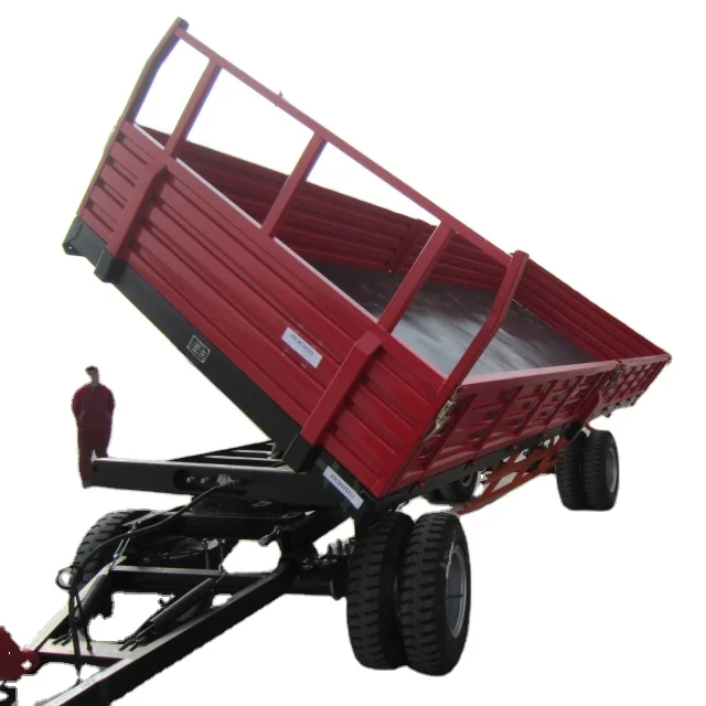 7CX--5  tipping trailer -- 5ton tractor trailer -farm tractor trailer