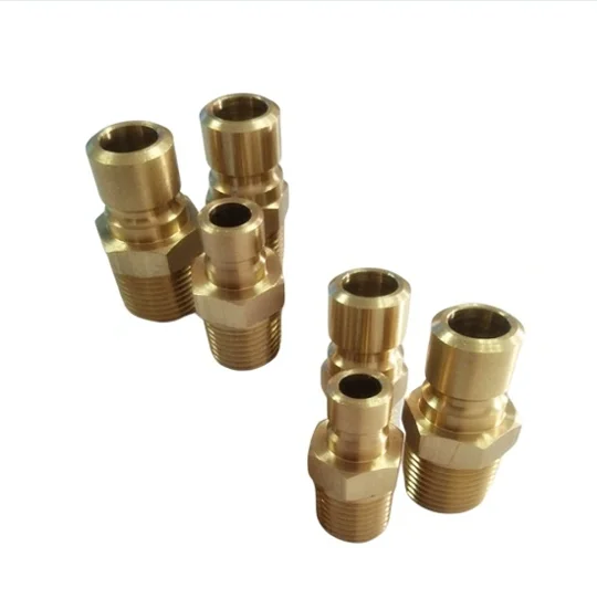 
High quality DME standard brass hex hose nipple for injection molding 