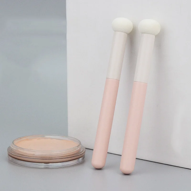 Private Label Soft Mushroom Head Makeup Sponge Brush Face Makeup Concealer Mushroom Head Sponge Stick Smudge Cosmetic Tool
