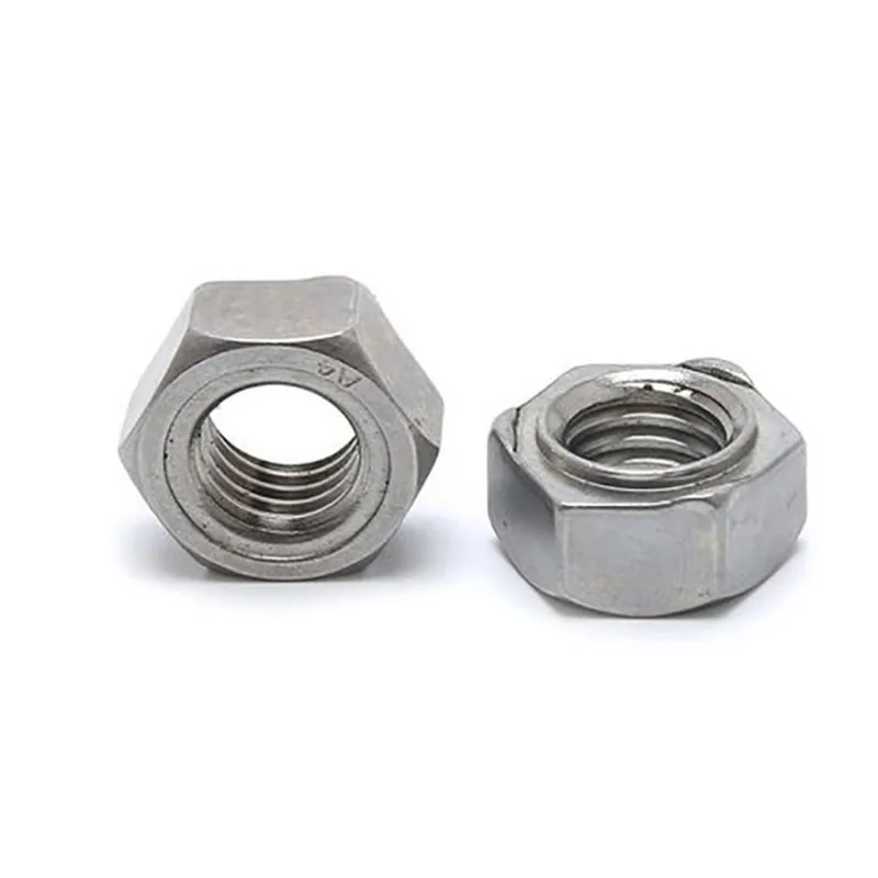 DIN929 Hex Welding Weld Nut With Stainless Steel and Carbon Steel Material m6 m10 Hexagon Weld Nuts
