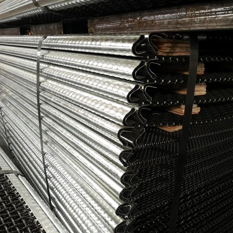 China factory supply sand screen 65MN quarry sand gravel crusher hooked vibrating sieve screen mesh for mining