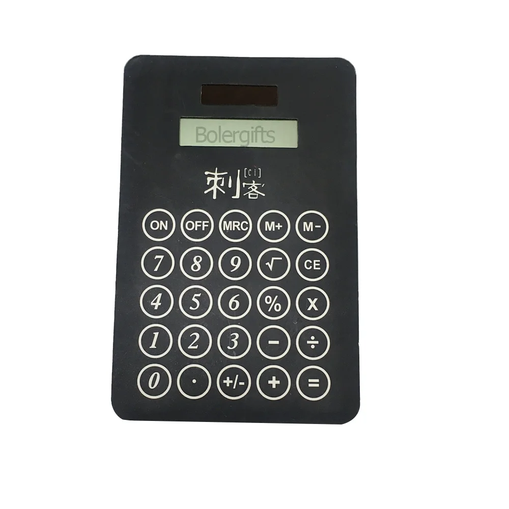 BolerGifts Waterproof Gaming Mouse Pad with Calculator Solar 8 digital for Lap Pocket Mousepad  Party Gifts Promotional Gifts