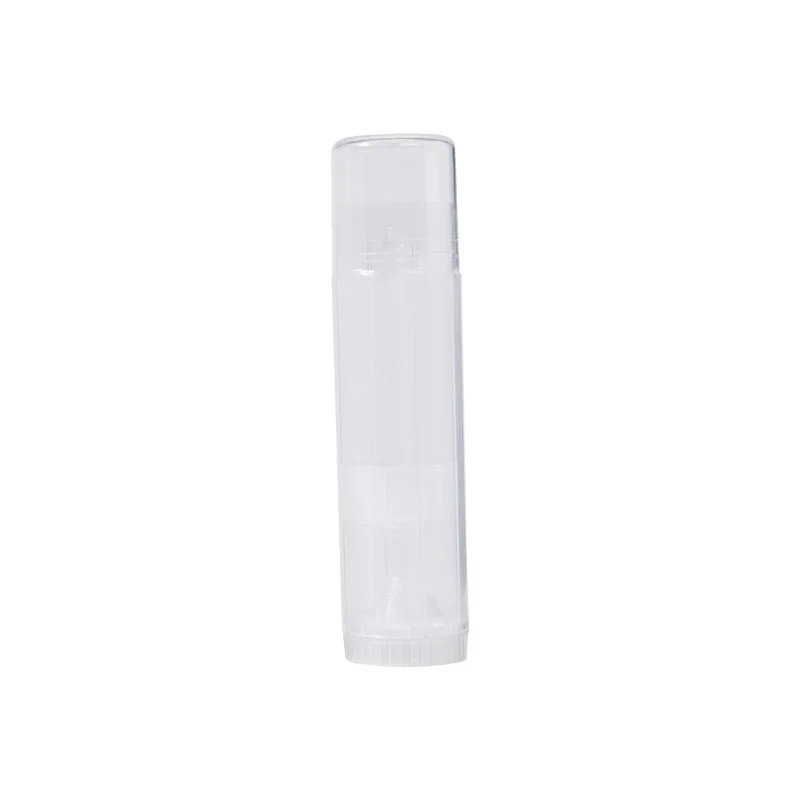Wholesale Empty Transparent Black White 0.5oz 15ml 15g 0.67oz 20ml 20g Cylinder Round Plastic Lip Balm Stick Tube with Cap