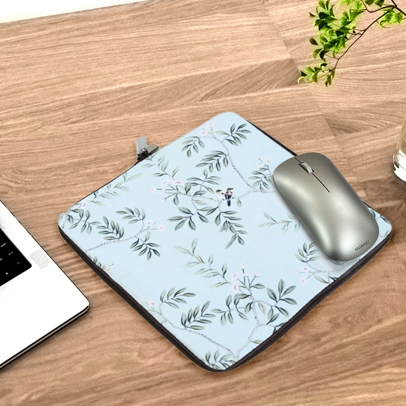 Promotional Gift Neoprene Laptop Office Mouse Bag Portable Armrest Computer Palmrest Travel Mouse Pad Mouse Pad Pack