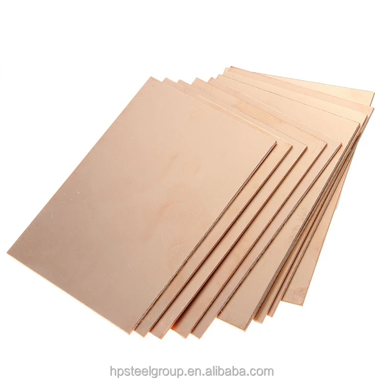 99.99% Manufacturer Good Quality Pure Copper Plate Copper Sheet 0.5mm per kg
