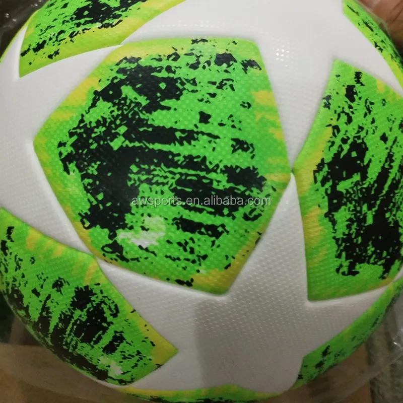 TOP quality good design custom PU leather  training match football soccer ball size 5